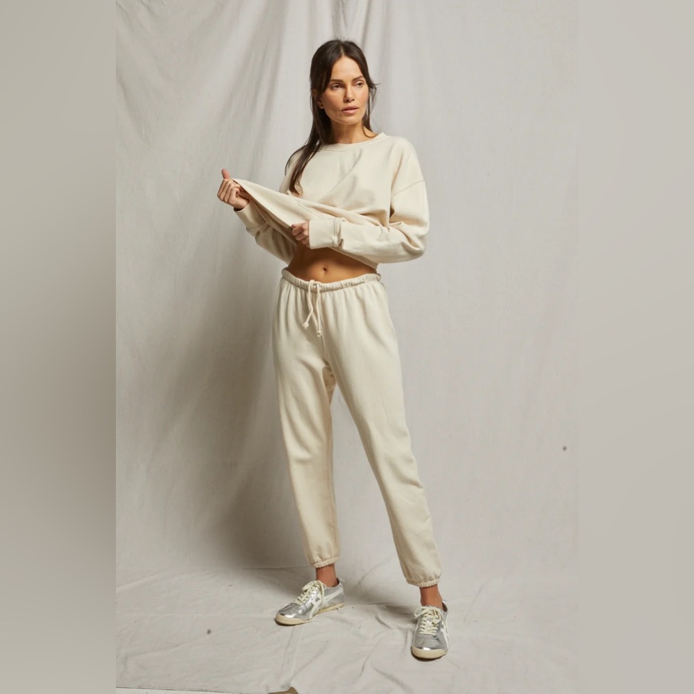 perfectwhitetee johnny french terry easy sweatpant - Picture 2 of 4